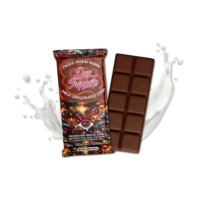 10 Piece Mushroom Milk Chocolate Bar - 10 Bars/Case