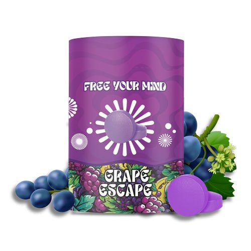 10ct Grape Escape Mushroom Tablets - Case of 10 - Tree Spirit Wellness