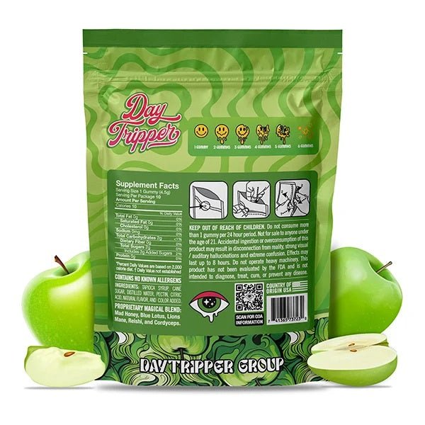 10ct Sour Apple Gummies Case of 10 - Tree Spirit Wellness