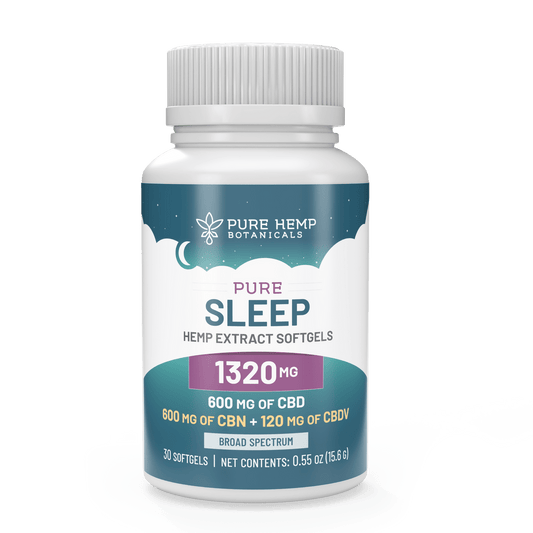 1320mg Pure Sleep CBD Softgels - Tree Spirit Wellness