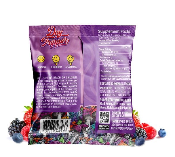 3PK Gummies Snozzberry Case of 10 - Tree Spirit Wellness