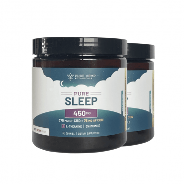 450mg Pure Sleep CBD+CBN Gummies - Tree Spirit Wellness