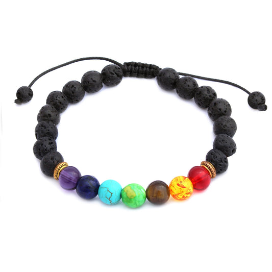 7 Chakra Adjustable Bracelet - Tree Spirit Wellness