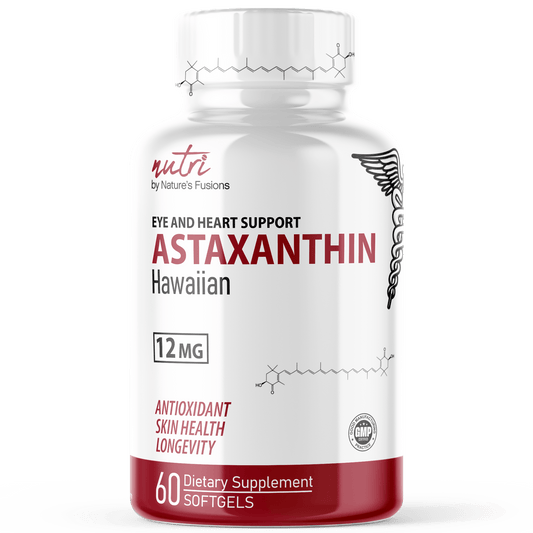 Astaxanthin 12mg Max Strength - Premium Astaxanthin Supplements Grown in Hawaii - 60 Softgels - Tree Spirit Wellness