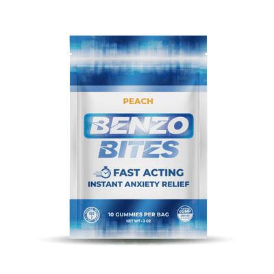 Benzo Bites Instant Anxiety Relief Gummies - Peach