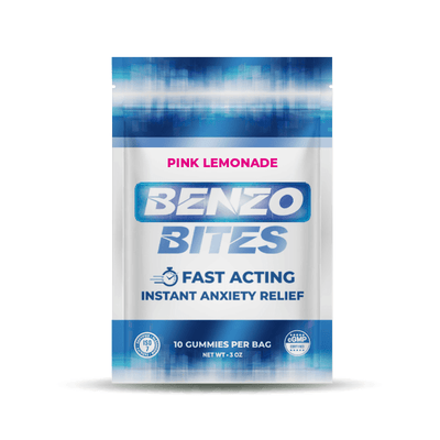 Benzo Bites Instant Anxiety Relief Gummies - Pink Lemonade