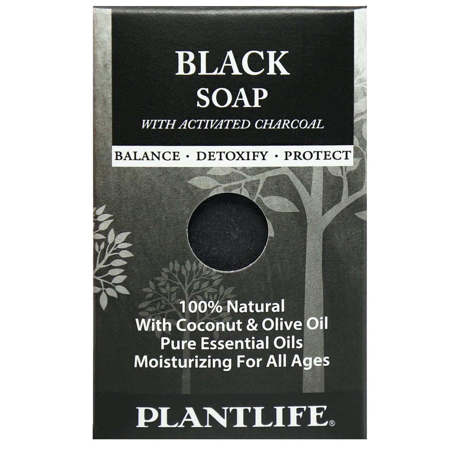 Black Travel Size Bar Soap - Tree Spirit Wellness