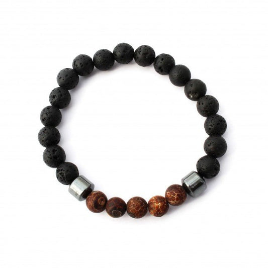 Brown Agate Aromatherapy Bracelet - Tree Spirit Wellness