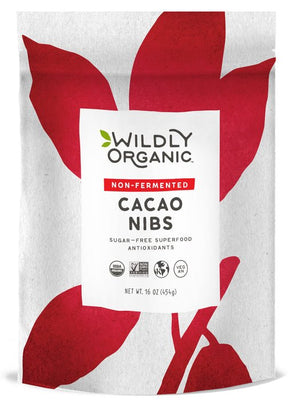 Cacao Nibs | Raw | Certified Organic | Non-Fermented | 5 LBS