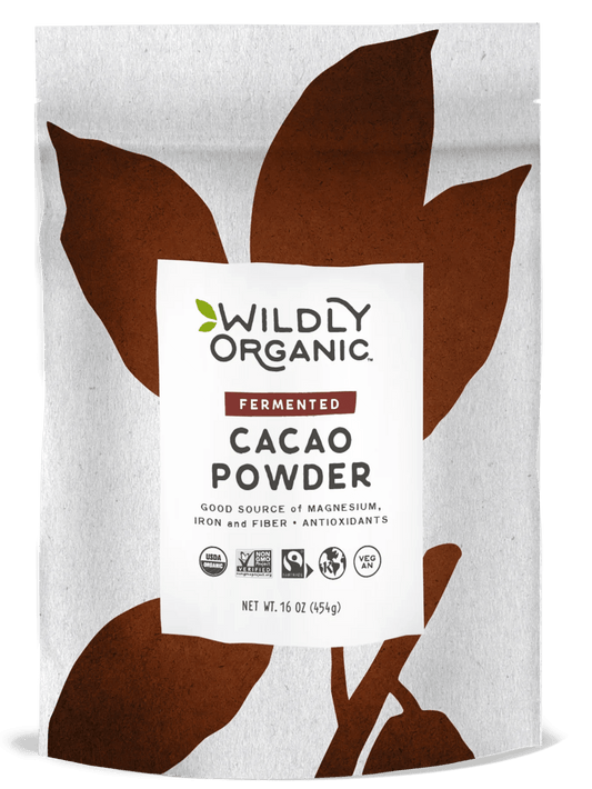 Cacao Powder | Raw | Certified Organic | Fermented | 16 OZ - Tree Spirit Wellness