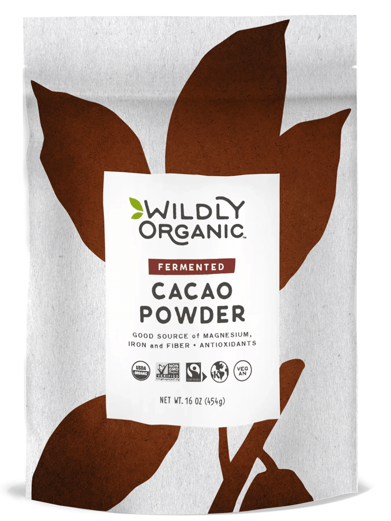 Cacao Powder| Raw | Certified Organic | Fermented | 16 OZ | Case of 6 - Tree Spirit Wellness