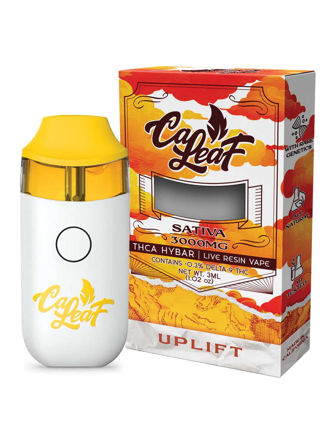 CALEAF THCA Hybar Live Resin Disposable 3000mg Vape - (Case of 15) - Tree Spirit Wellness