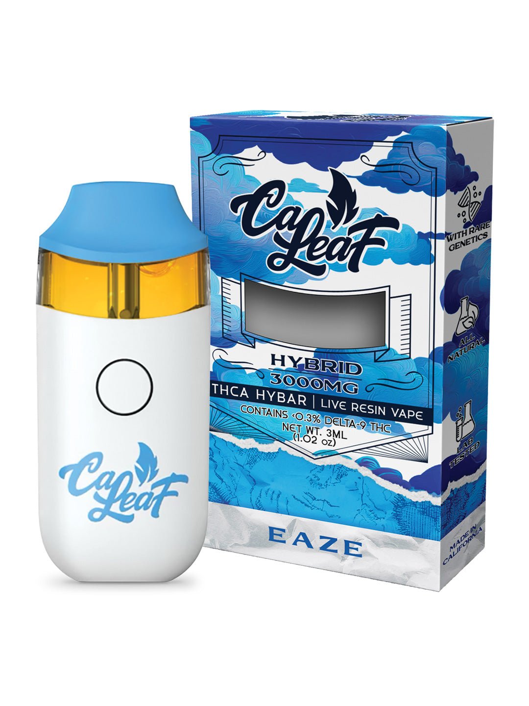 CALEAF THCA Hybar Live Resin Disposable 3000mg Vape - (Case of 15) - Tree Spirit Wellness