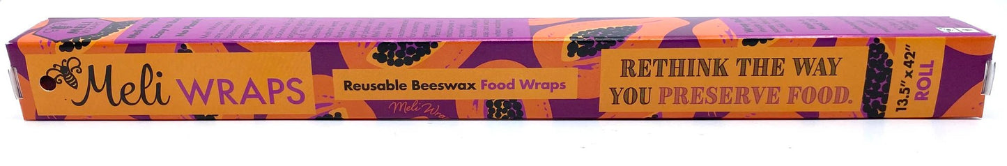 Case of 8~Bulk Beeswax Roll-Purple Papaya print - Tree Spirit Wellness