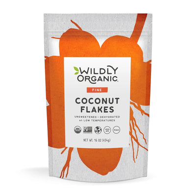 Coconut | Dehydrated at 98 degrees | unsweetened | Certified Organic | fine flakes | 16 OZ