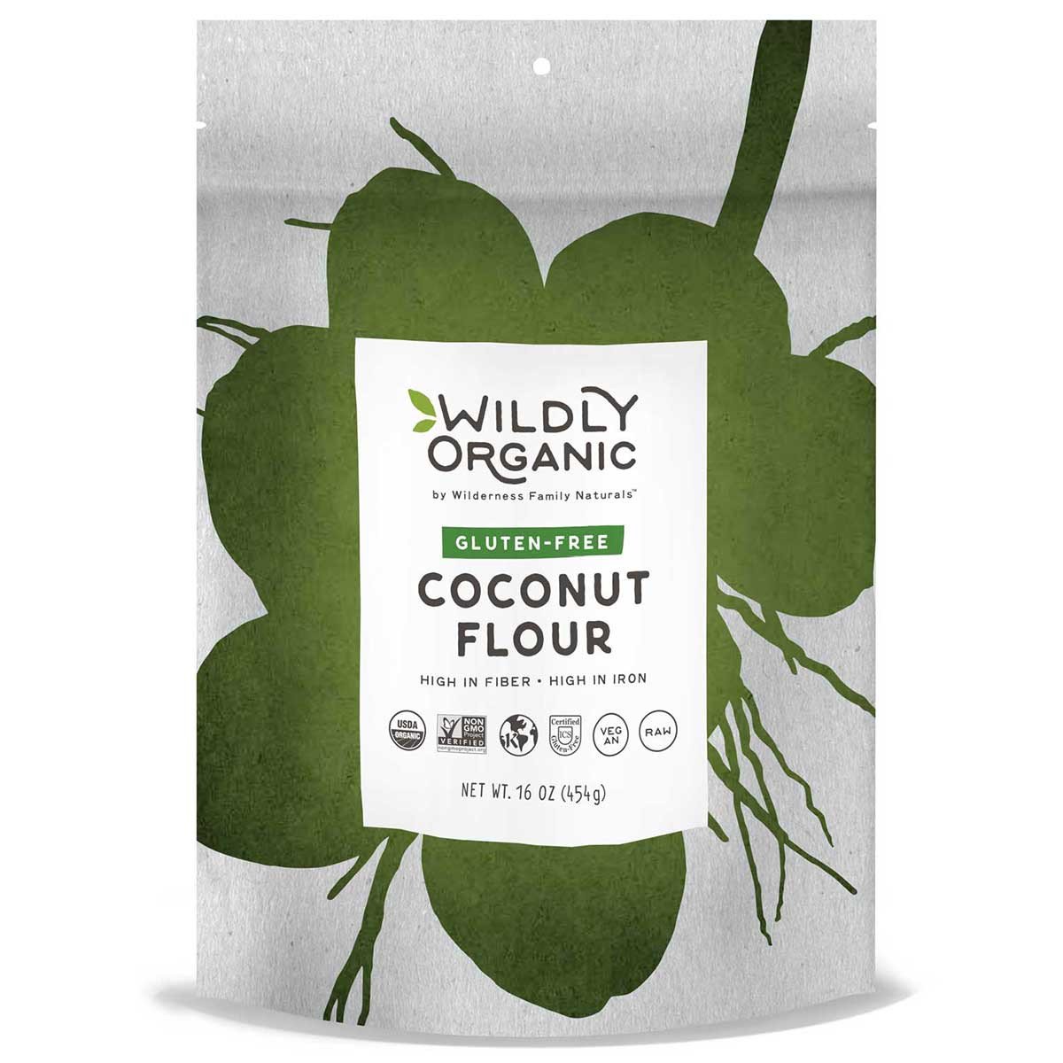 Coconut Flour |Fiber Certified Organic | Raw | 1 lbs. - Tree Spirit Wellness