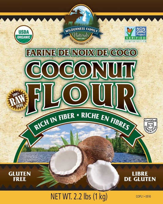 Coconut Flour/Fiber, Certified Organic, Raw, 25 lbs. (11.34 Kgs.) - Tree Spirit Wellness