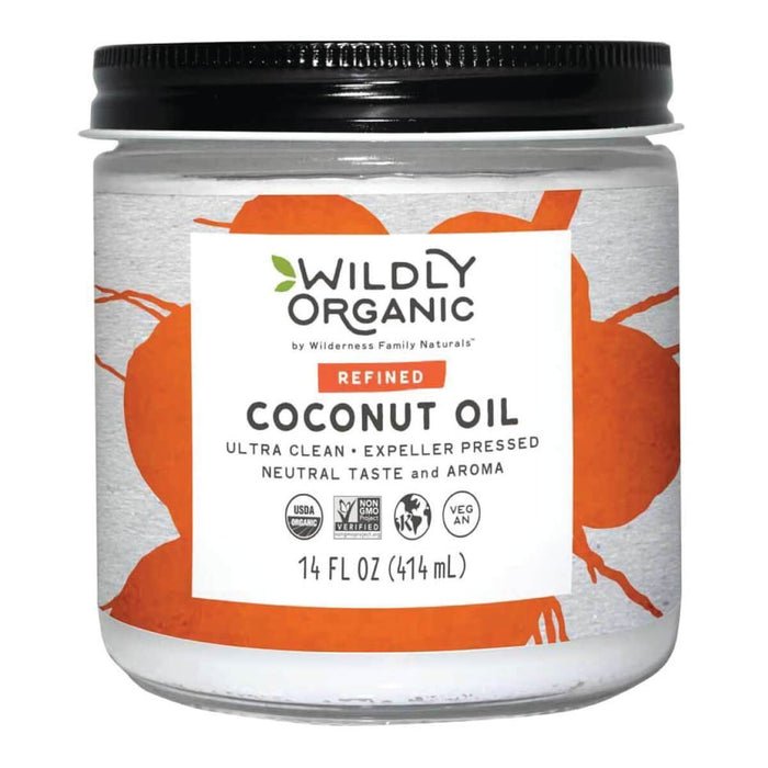 Coconut Oil, Refined Coconut Oil, Certified Organic, 28 fl. oz., Case of 6 (Expeller Pressed RBD) - Tree Spirit Wellness