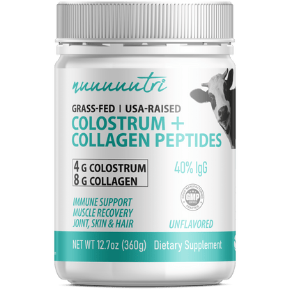 Colostrum Collagen 4/8 g Unflavored Powder - 360g - Tree Spirit Wellness