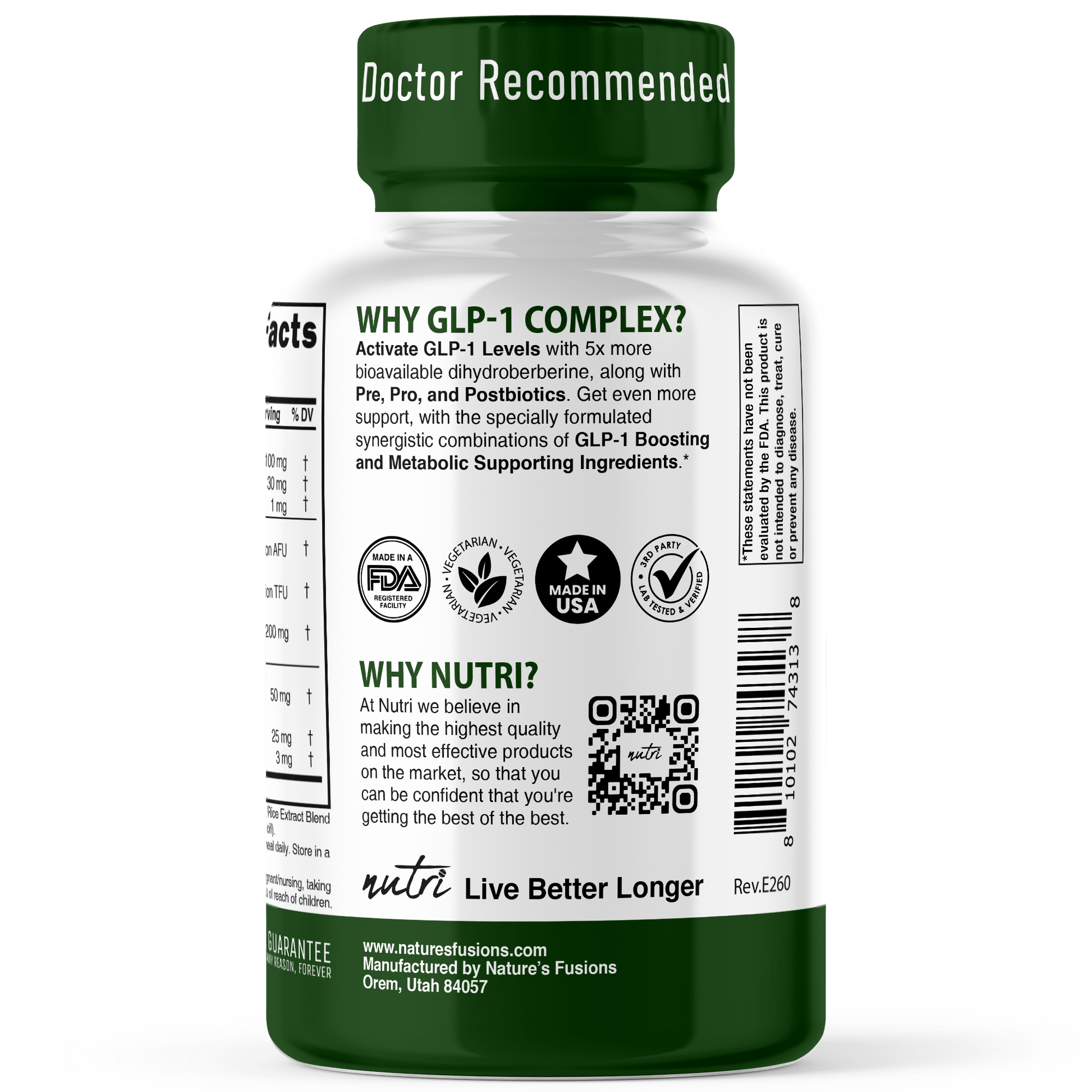 GLP - 1 Complex 450 mg - 90 Ct - Tree Spirit Wellness