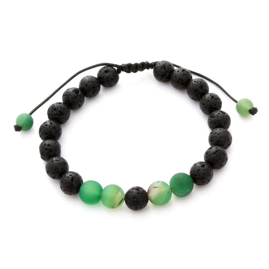 Green Aventurine Adjustable Aromatherapy Bracelet - Tree Spirit Wellness