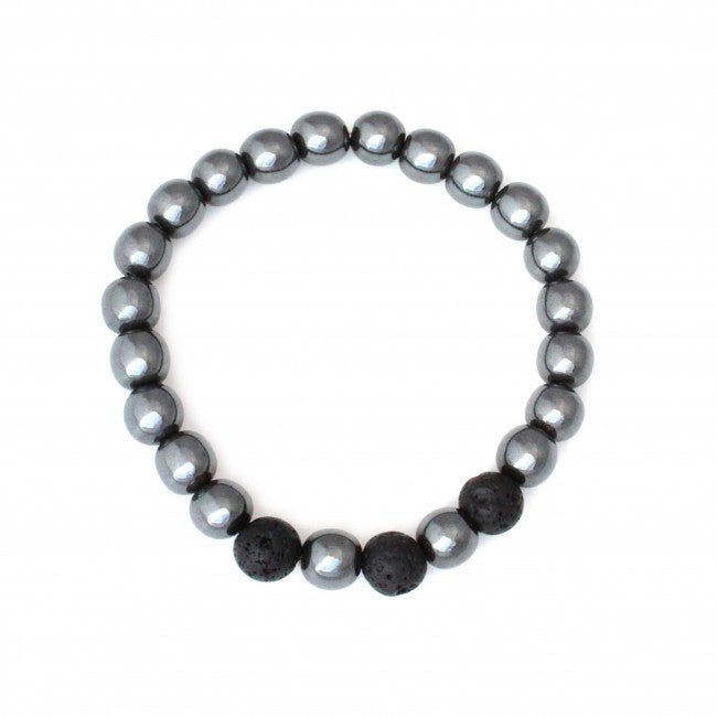 Hematite Aromatherapy Bracelet - Tree Spirit Wellness