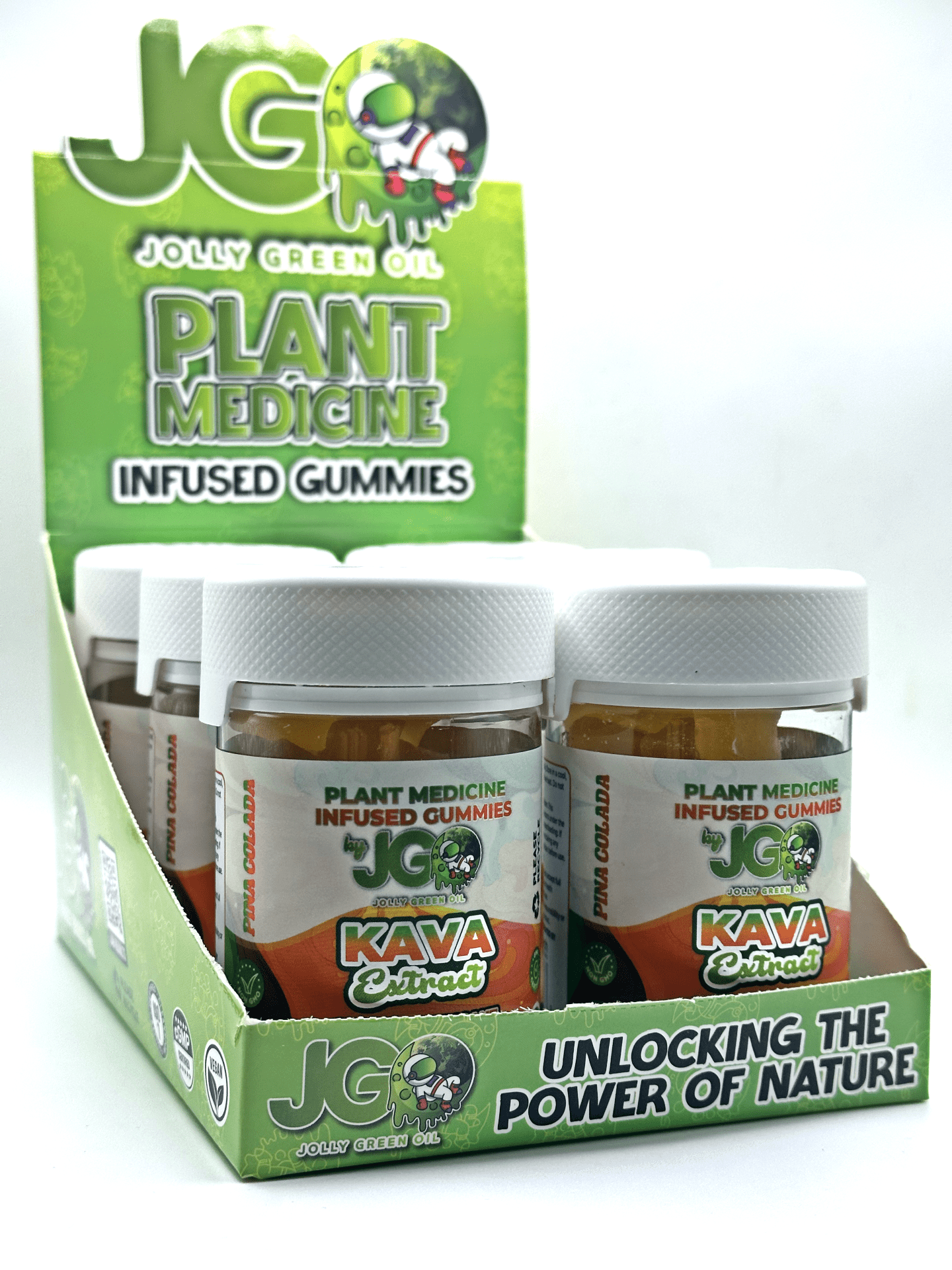 JGO Kava Extract Gummy Display 30pc - 6 Jars (6 flavors and assorted) - Tree Spirit Wellness