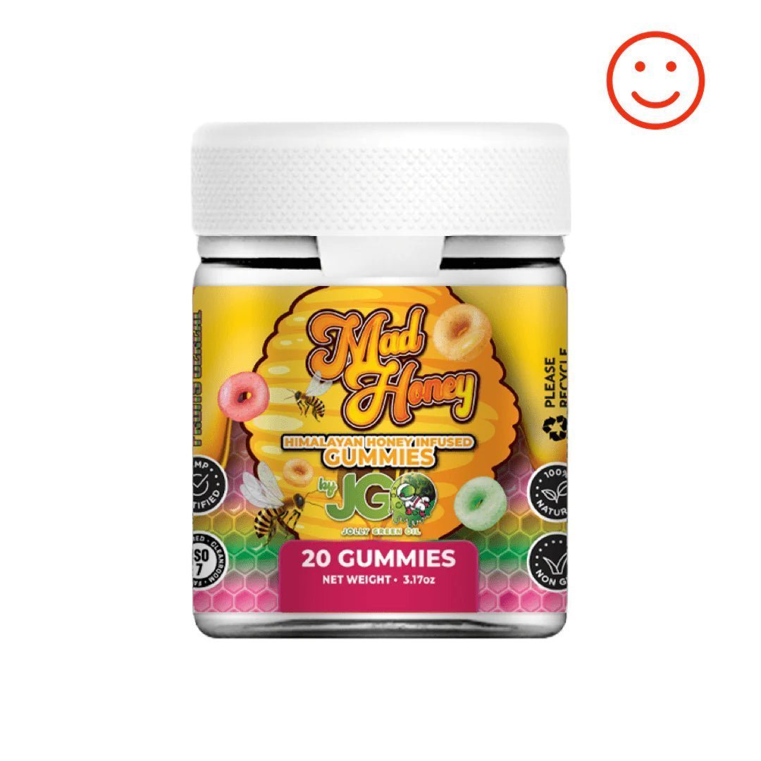 JGO Mad Honey Gummies Display (7 flavors and assorted) - Tree Spirit Wellness