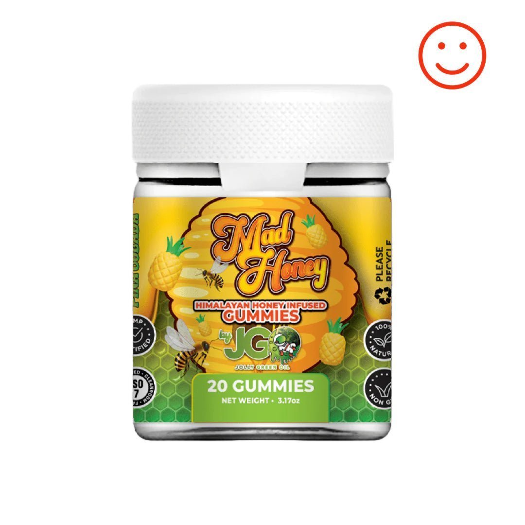 JGO Mad Honey Gummies Display (7 flavors and assorted) - Tree Spirit Wellness