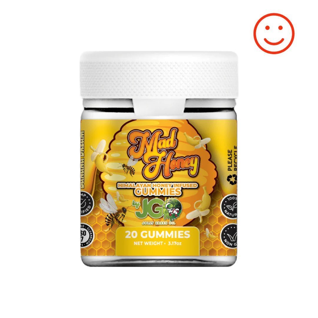 JGO Mad Honey Gummies Display (7 flavors and assorted) - Tree Spirit Wellness