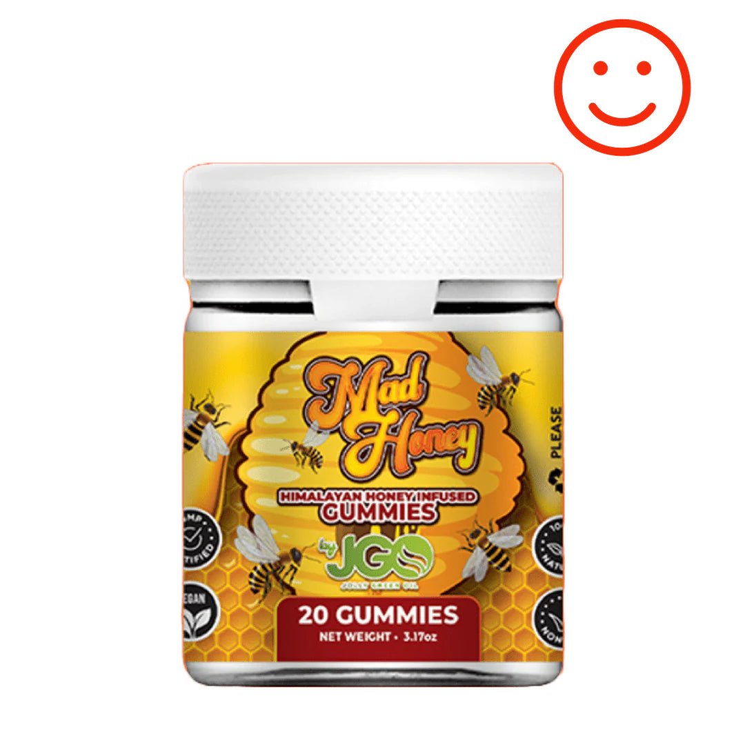 JGO Mad Honey Gummies Display (7 flavors and assorted) - Tree Spirit Wellness