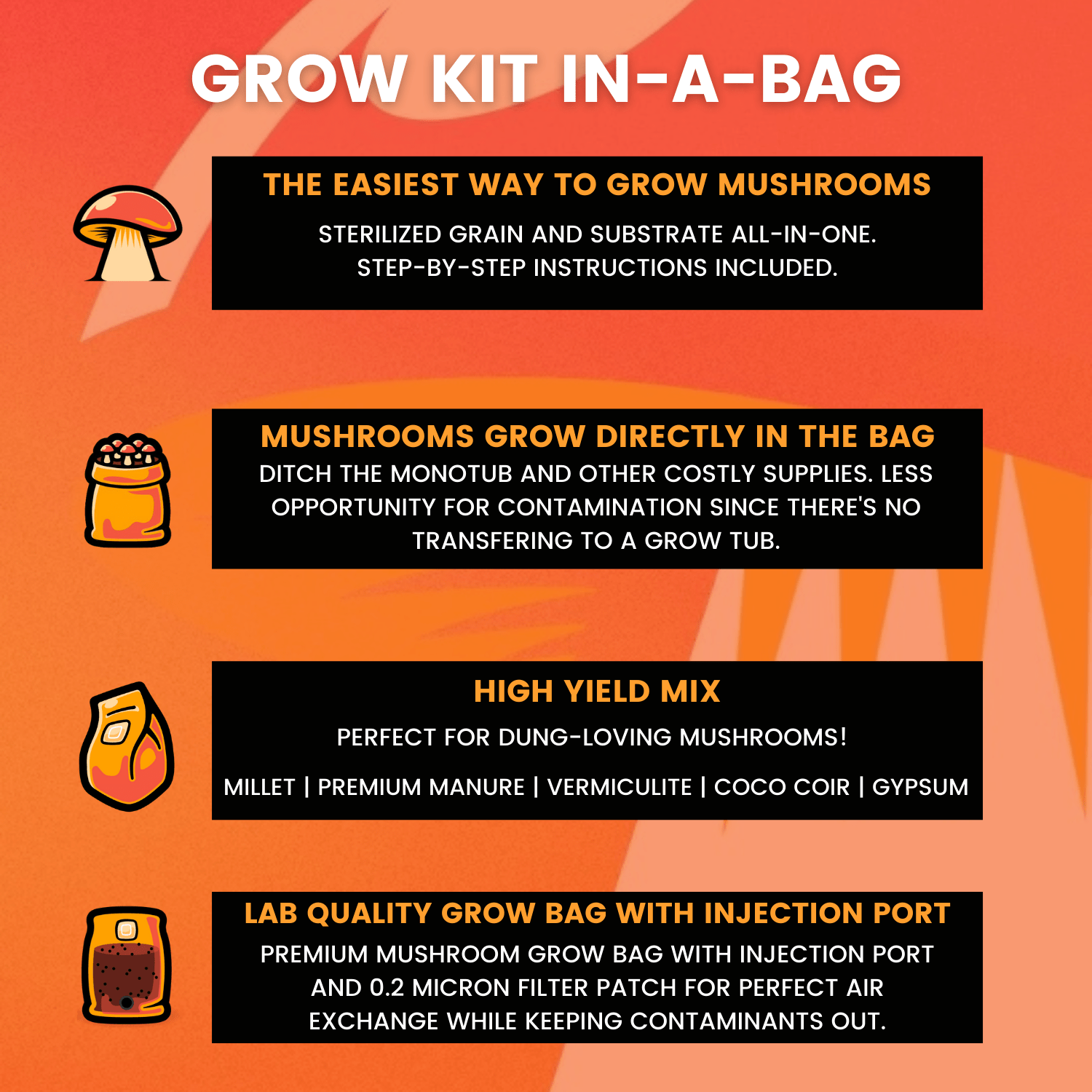 Mushroom Grow Kit in a Bag™ - Tree Spirit Wellness