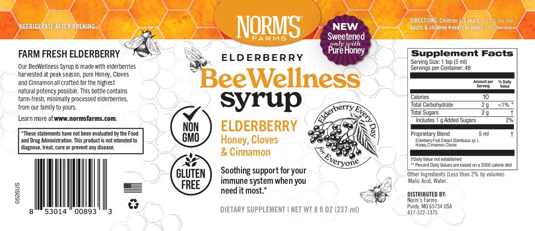 NEW! BeeWellness Syrup (8 oz.) - Tree Spirit Wellness