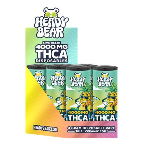 New! Heady Bear - Wild Watermelon Vape (Sativa) 6pcs - Tree Spirit Wellness