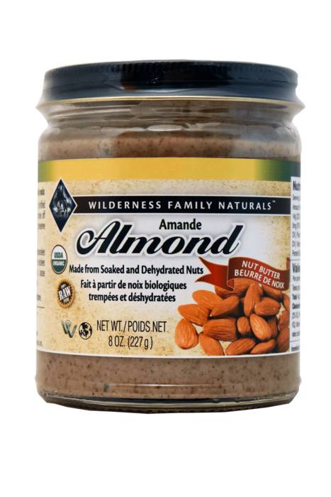 Nut Butter | Organic | Raw | Soaked & Dried | Almond | 14 oz. jar - Tree Spirit Wellness