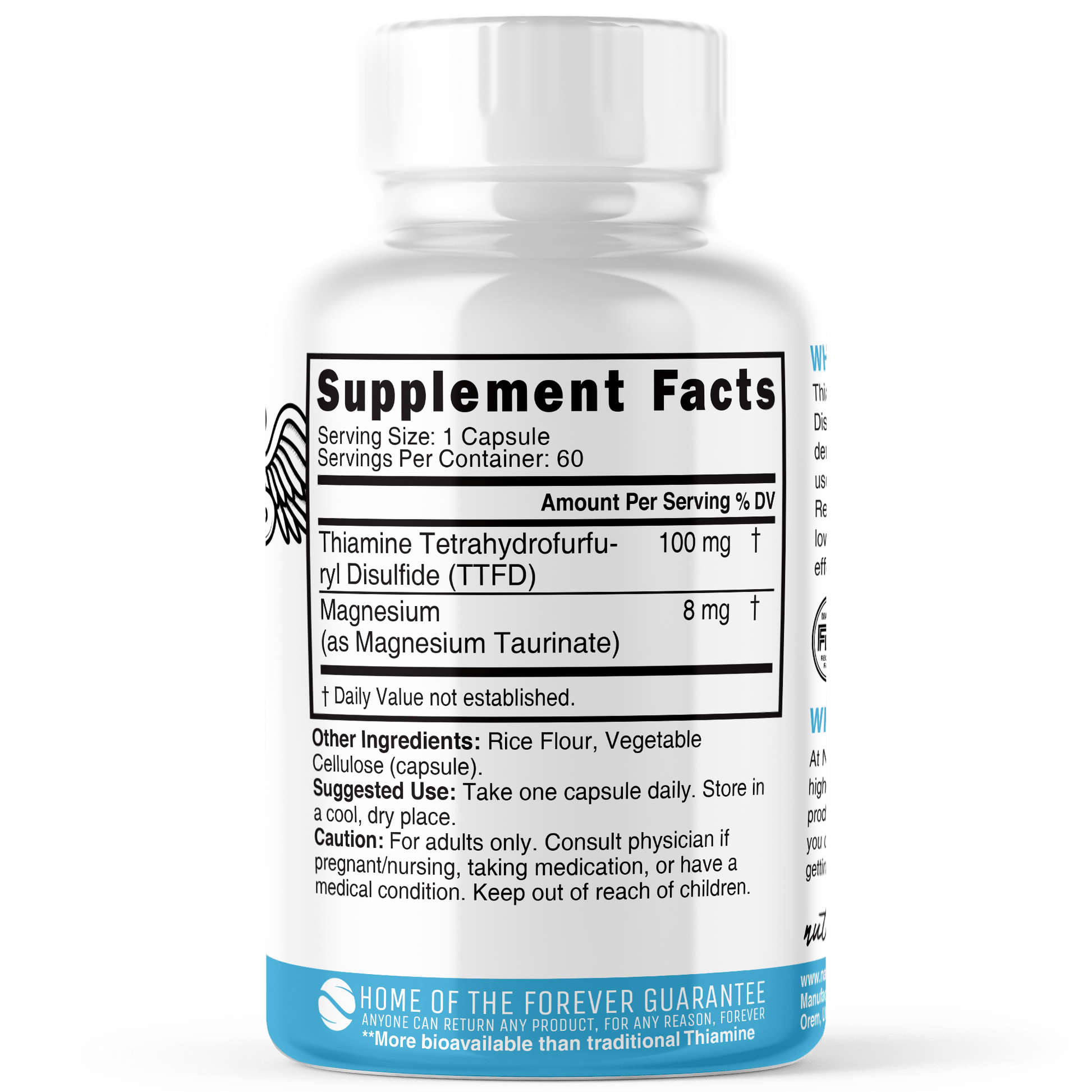 TTFD Thiamine B1 Supplement - Tree Spirit Wellness