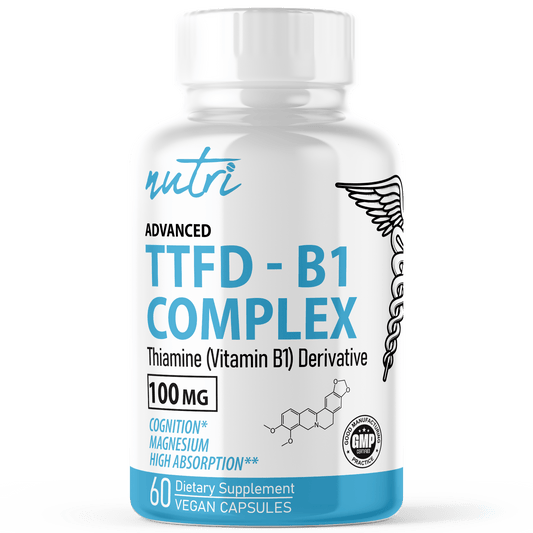 Nutri TTFD Thiamine B1 Supplement – 100mg 60ct - coming soon - Tree Spirit Wellness