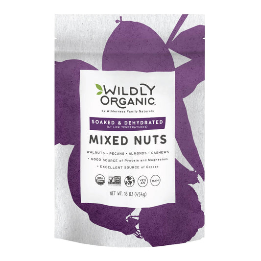 Nuts | Raw | Soaked & Dried | Certified Organic | Mixed | 16 OZ. - Tree Spirit Wellness