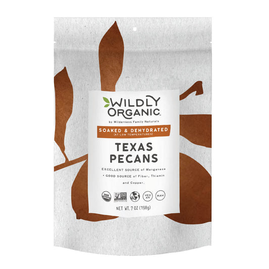 Nuts | Raw | Soaked & Dried | Certified Organic | Pecans | 7 oz. - Tree Spirit Wellness