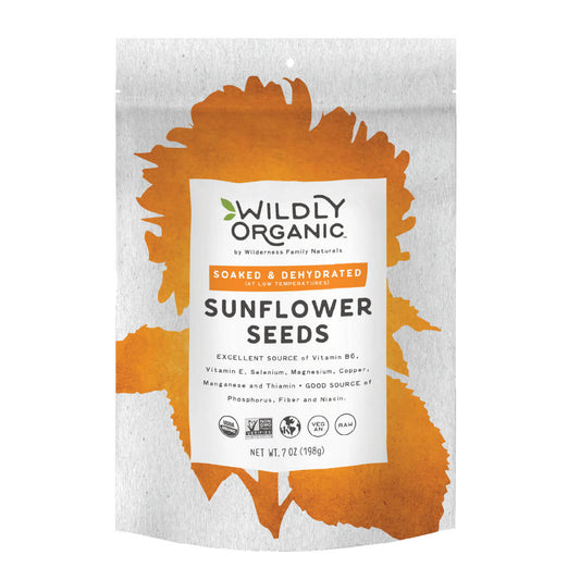 Nuts | Raw | Soaked & Dried | Certified Organic | Sunflower Seeds | 25 lb. Case - Tree Spirit Wellness