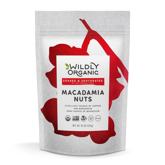 Nuts | Soaked & Dried | Certified Organic | Macadamia | 16 0Z - Tree Spirit Wellness