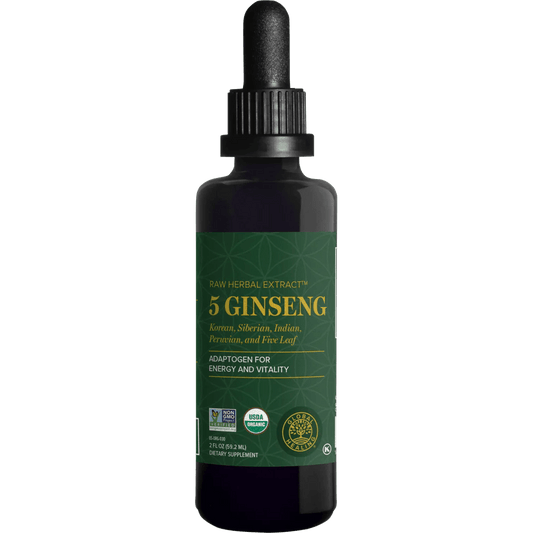 Organic Ginseng Liquid Extract - Tree Spirit Wellness