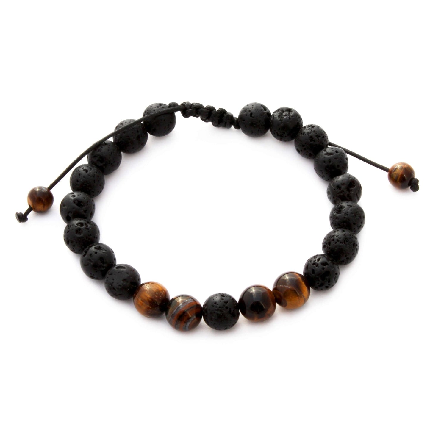 Polished Tigers Eye Aromatherapy Bracelet - Tree Spirit Wellness