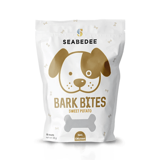 Seabedee Bark Bite Dog Treats 750mg Cannabinoids - Sweet Potato Flavor - Tree Spirit Wellness