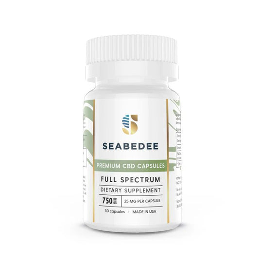 Seabedee Capsules 750mg Cannabinoids - Tree Spirit Wellness