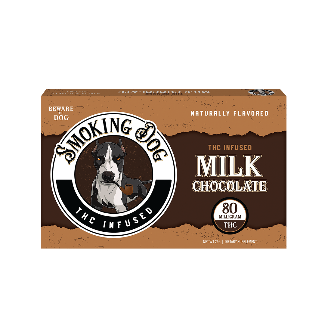 Smoking Dog Chocolate 80 mg - Tree Spirit Wellness