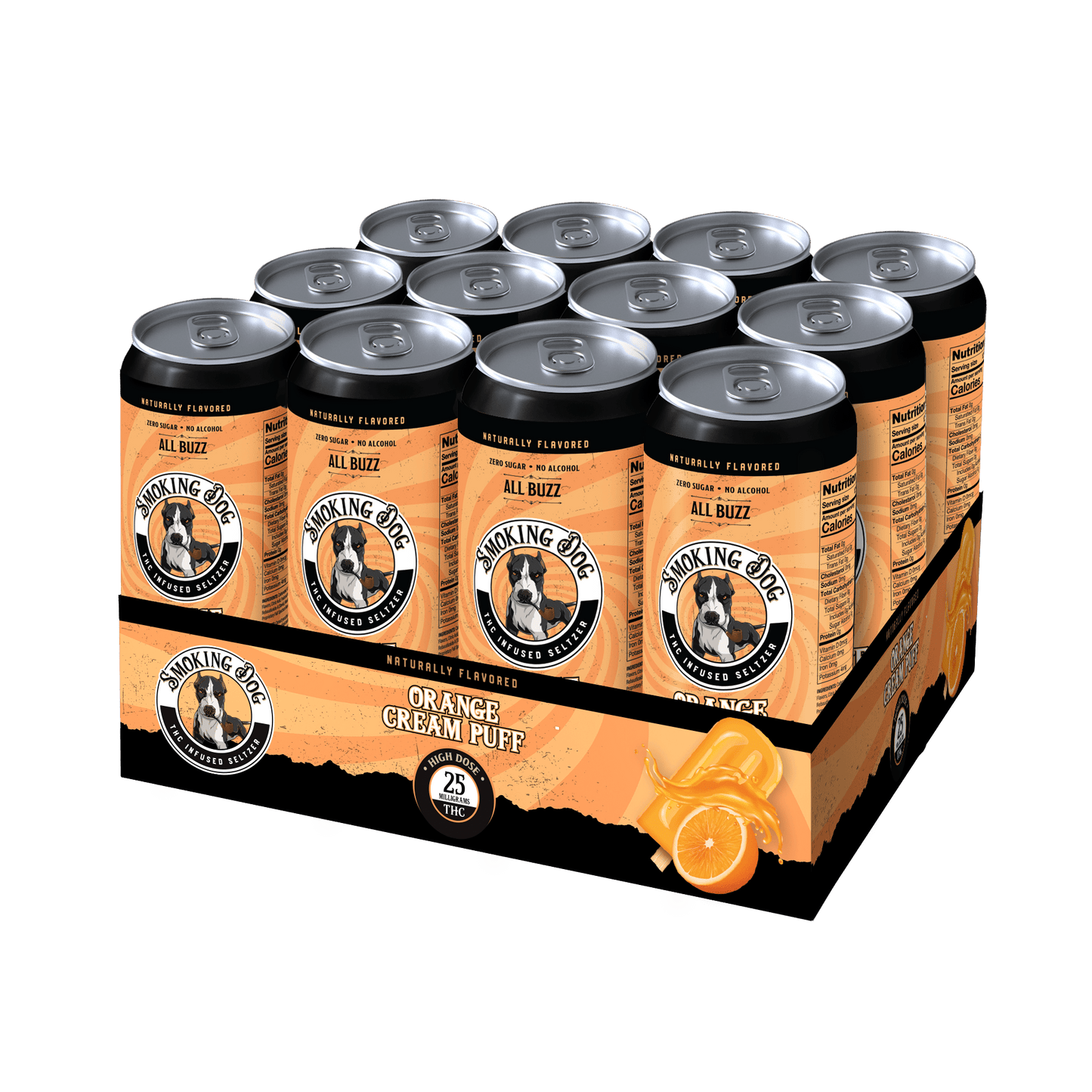 Smoking Dog THC Seltzer - 12 Pack - Tree Spirit Wellness