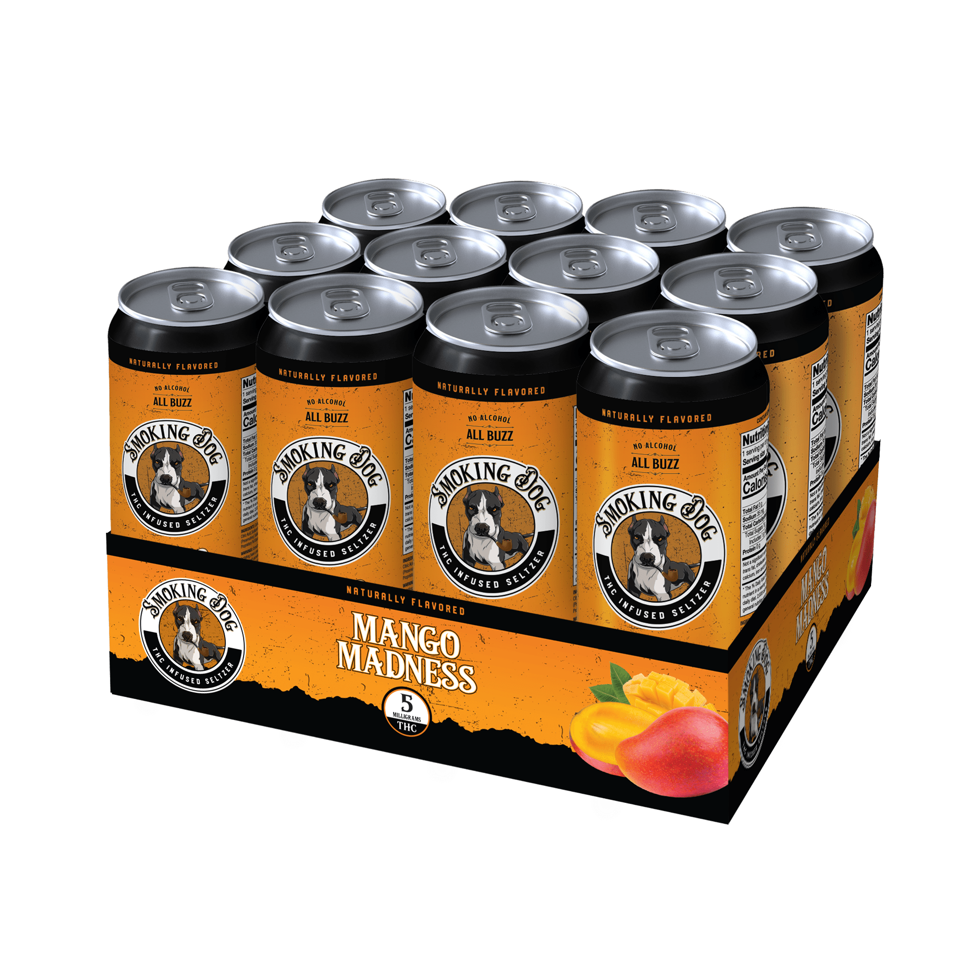 Smoking Dog THC Seltzer - 12 Pack - Tree Spirit Wellness