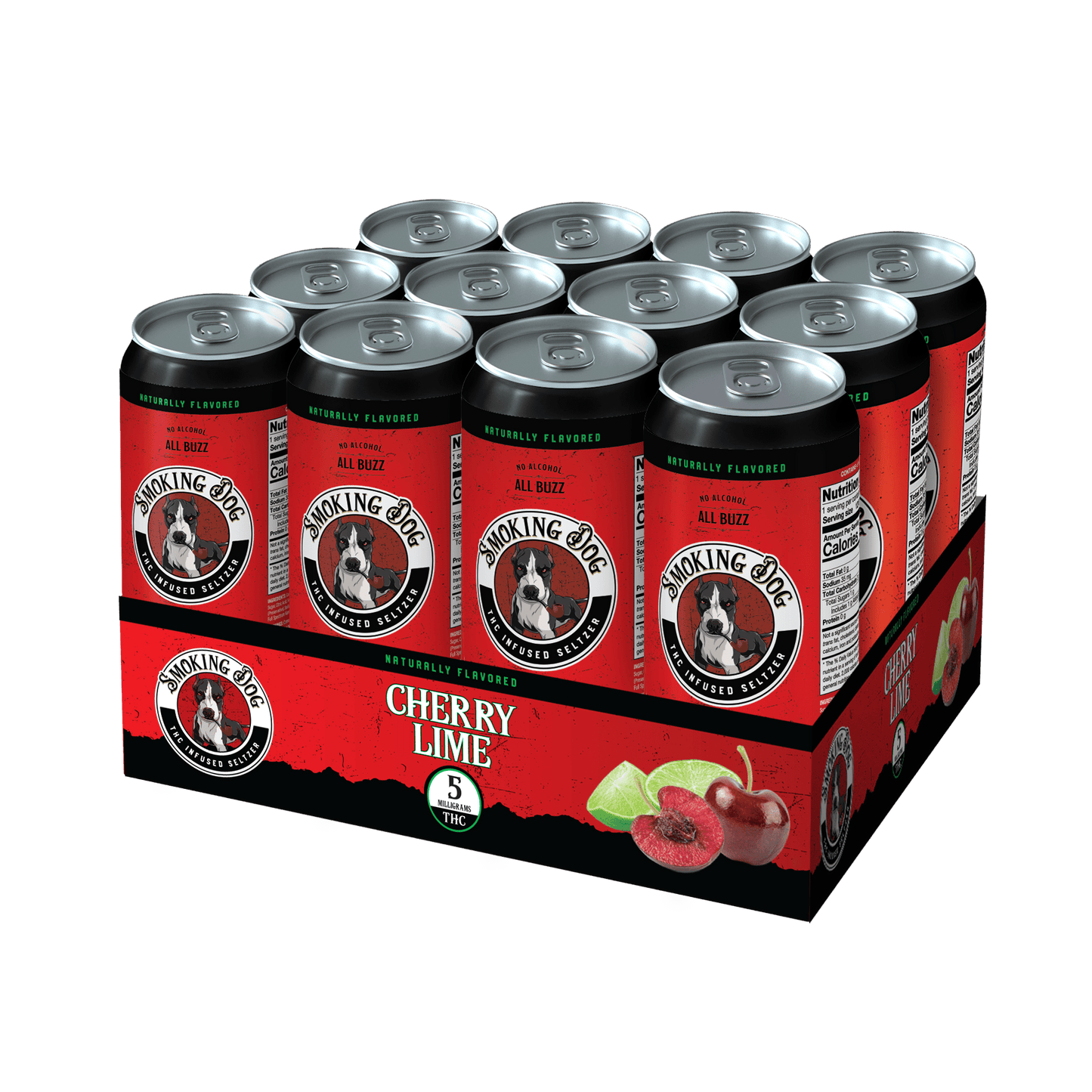 Smoking Dog THC Seltzer - 12 Pack - Tree Spirit Wellness