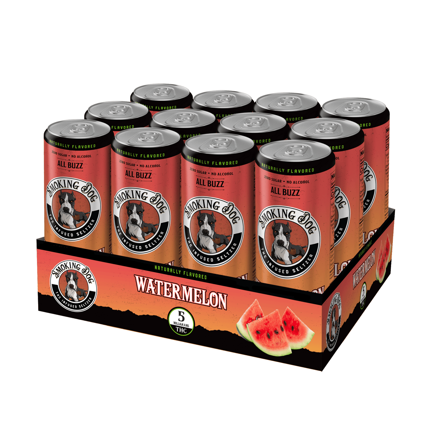 Smoking Dog THC Seltzer - 12 Pack - Tree Spirit Wellness